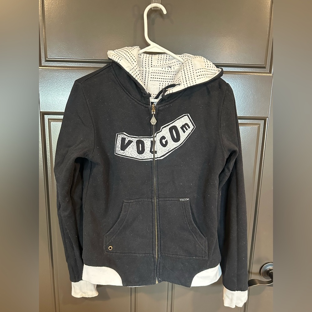 White and Black reversible hoodie - Picture 3 of 4
